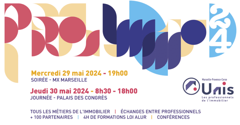 Visuel Salon Pro de l'immo UNIS 2024