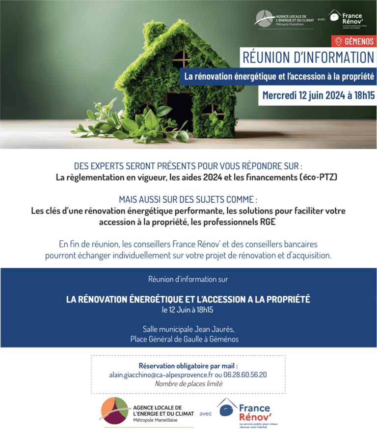 Réunion d'information à Gémenos le 12 juin 2024