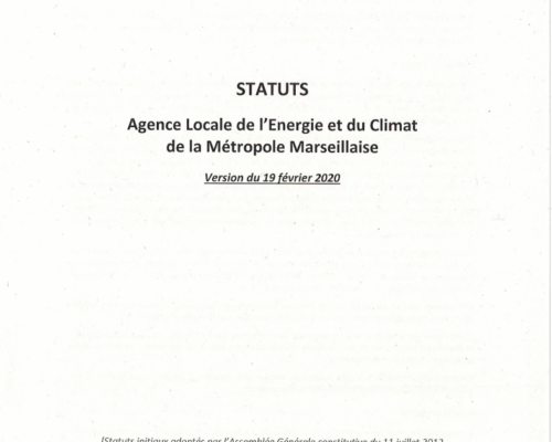 Les statuts de l’ALEC